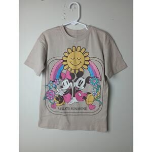 Disney Minnie & Mickey Mouse Always Sunshine Graphic T-Shirt Youth XS (4)